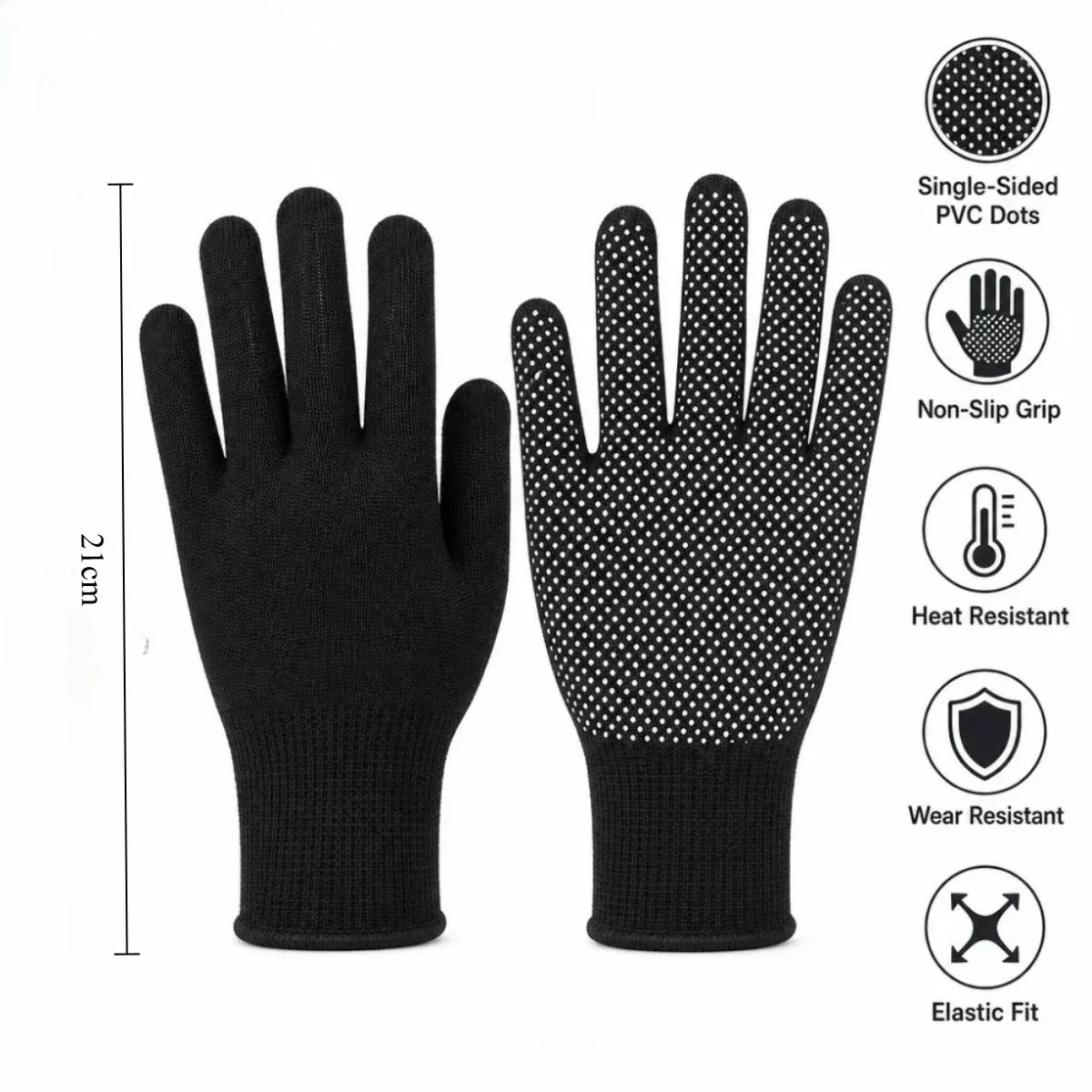 10PCS Nylon Gloves Breathable Non Slip for Cycling Fishing Camping Unisex Multicolor Work Protection Labor Protection Gloves