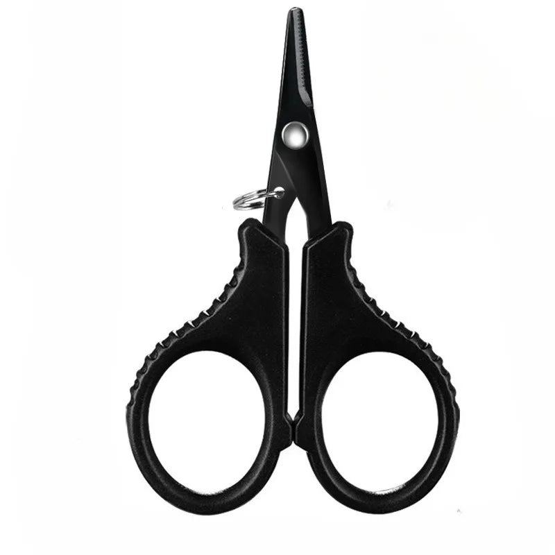 1set Titanium Coating Stainless Steel Fishing Scissor Plier Cut PE Braid Line Cutter Plies Carp Outdoor Fishing Accessories Tool