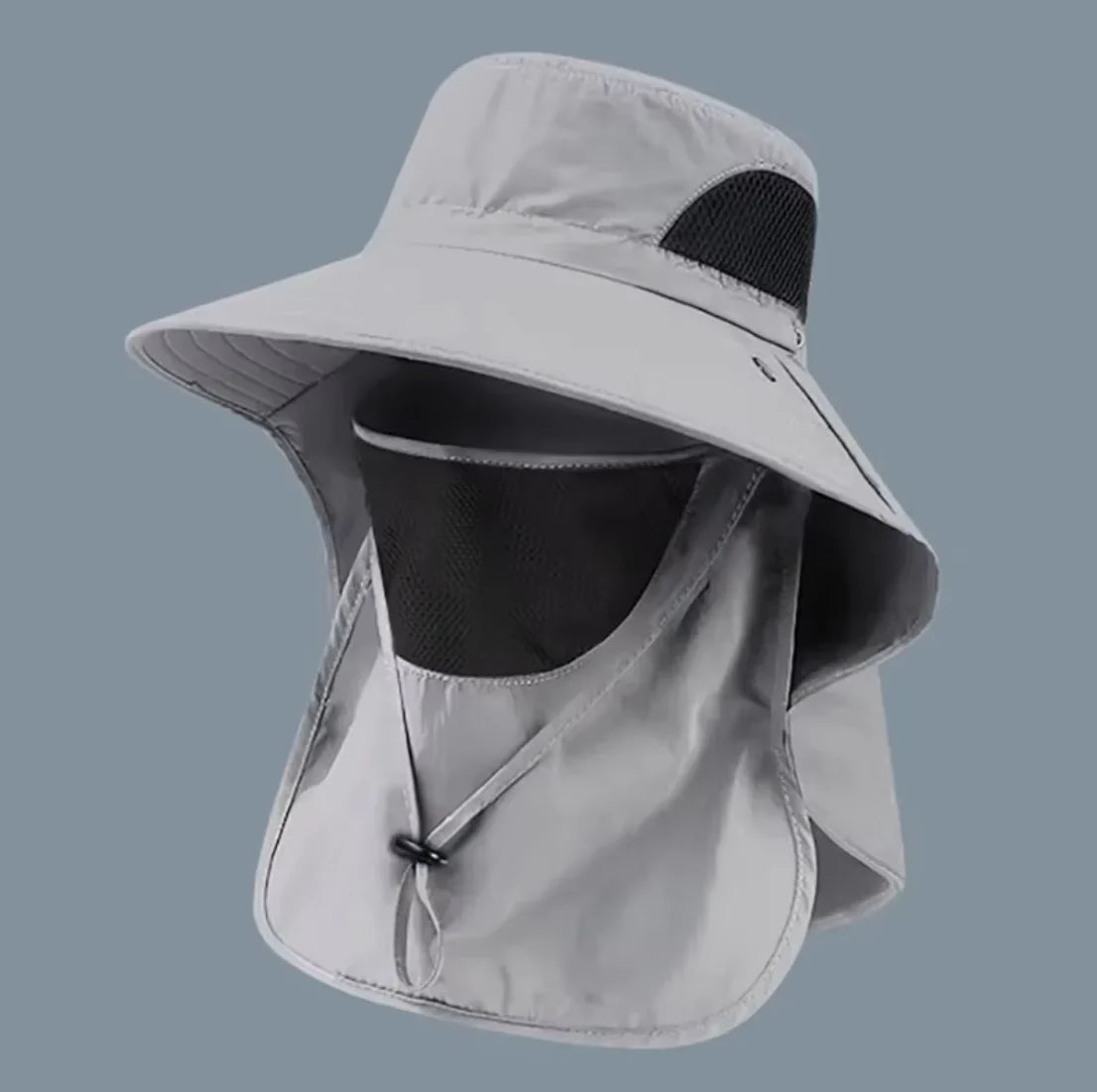 Summer Sun Hats UV Protection Outdoor Hunting Fishing Cap For Men Women Hiking Camping Visor Bucket Hat Neck Flap Fisherman Hat