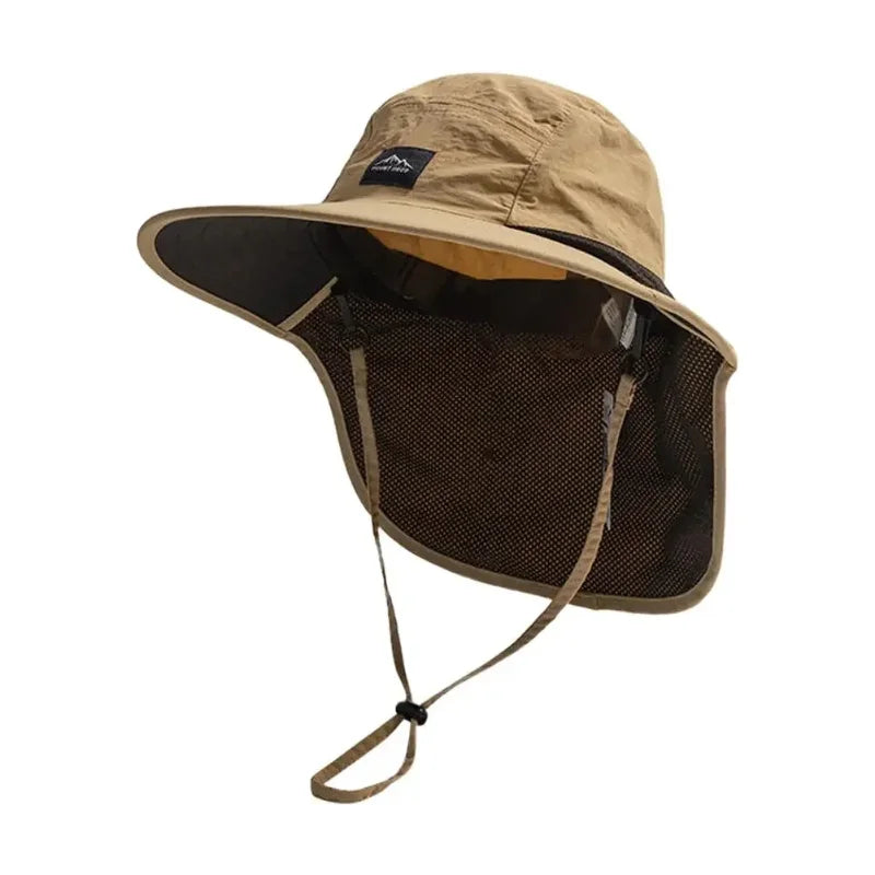 Hot sale! Unisex Windproof Quick-Dry Fisherman Hat with Neck Flap & UV Protection for Outdoor Fishing Hikin