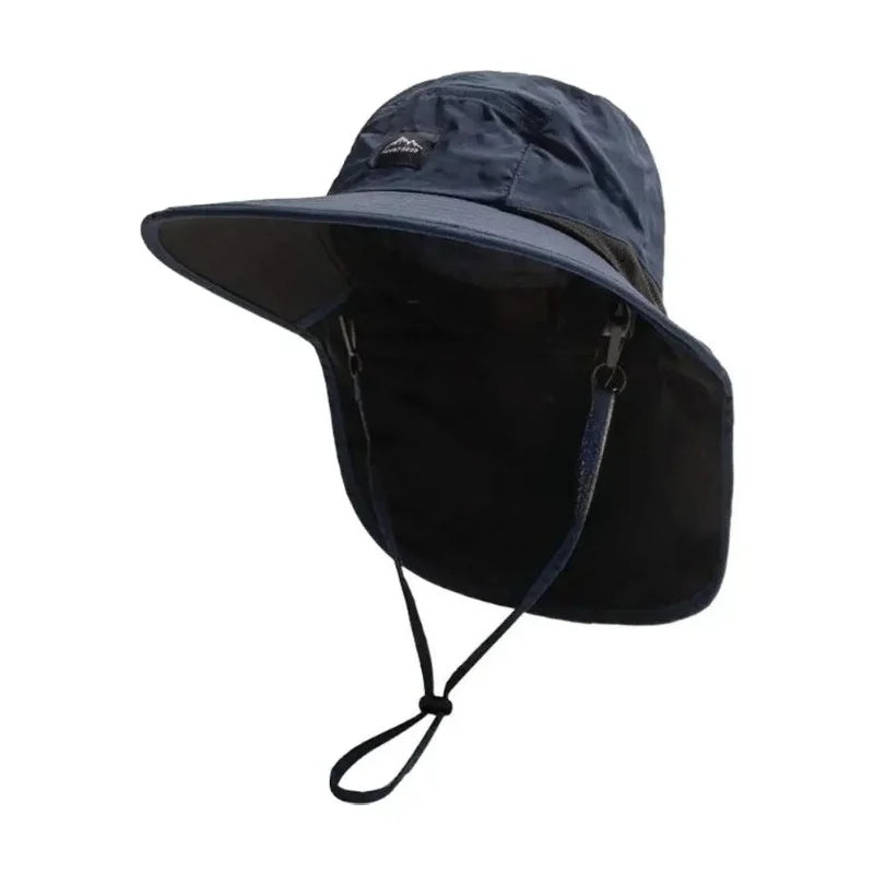 Hot sale! Unisex Windproof Quick-Dry Fisherman Hat with Neck Flap & UV Protection for Outdoor Fishing Hikin