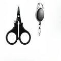 1set Titanium Coating Stainless Steel Fishing Scissor Plier Cut PE Braid Line Cutter Plies Carp Outdoor Fishing Accessories Tool